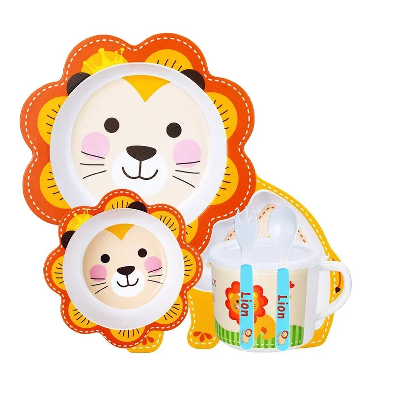 Cute Baby Feeding Bowl Set - Bamboo Fiber Tableware - Best in uk