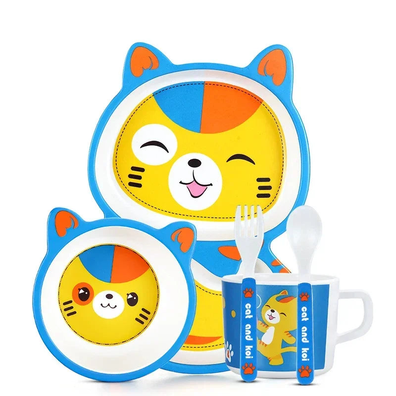 Cute Baby Feeding Bowl Set - Bamboo Fiber Tableware - Best in uk