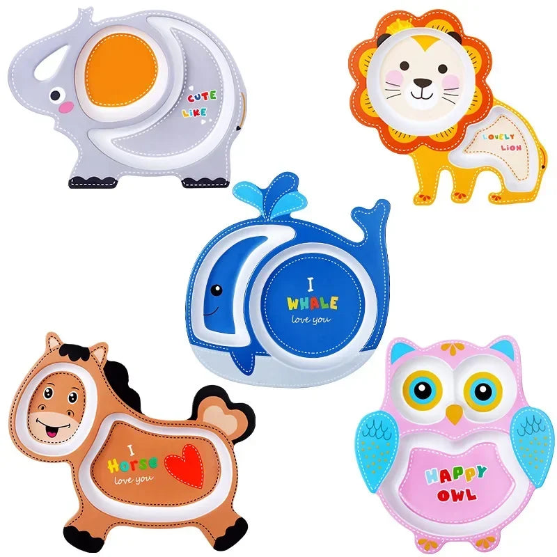 Cute Baby Feeding Bowl Set - Bamboo Fiber Tableware - Best in uk