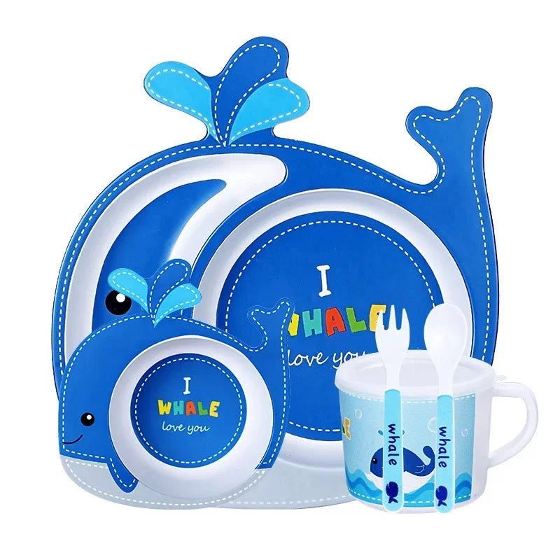 Cute Baby Feeding Bowl Set - Bamboo Fiber Tableware - Best in uk