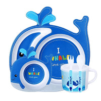 Cute Baby Feeding Bowl Set - Bamboo Fiber Tableware - Best in uk