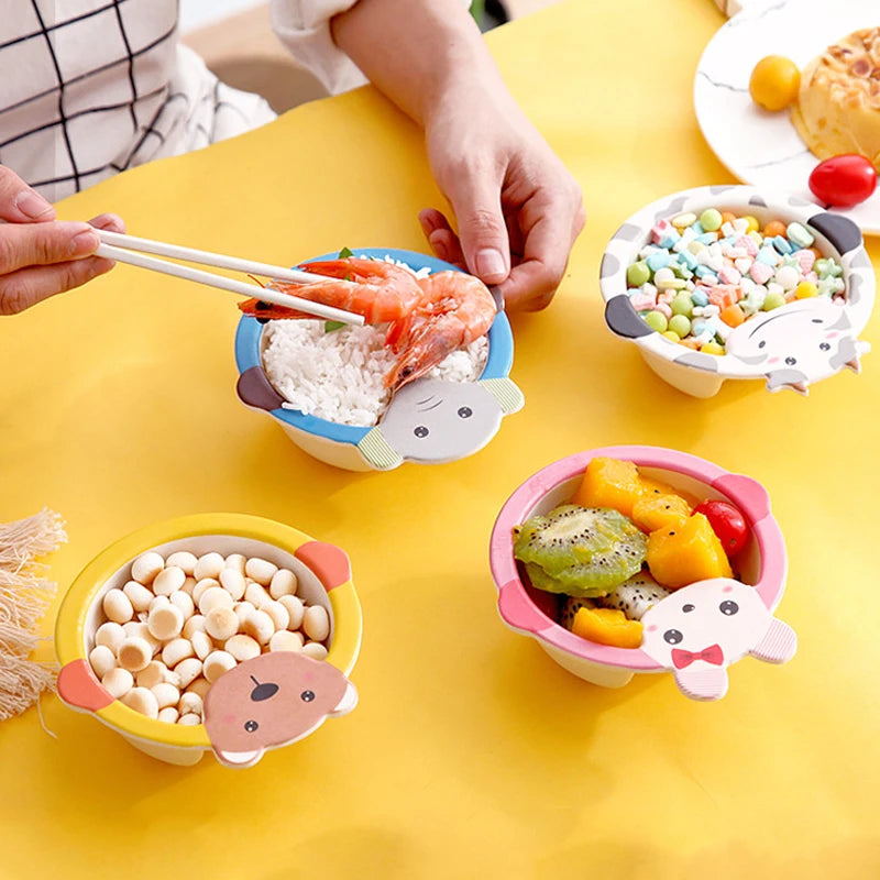 Bamboo Baby Bowls: Safe, Fun Kids' Tableware