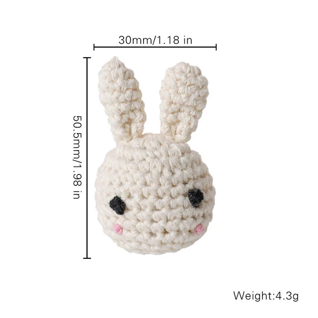 Baby Rattle Teether Toys - Crochet Animal Rattle | Newborn Gift