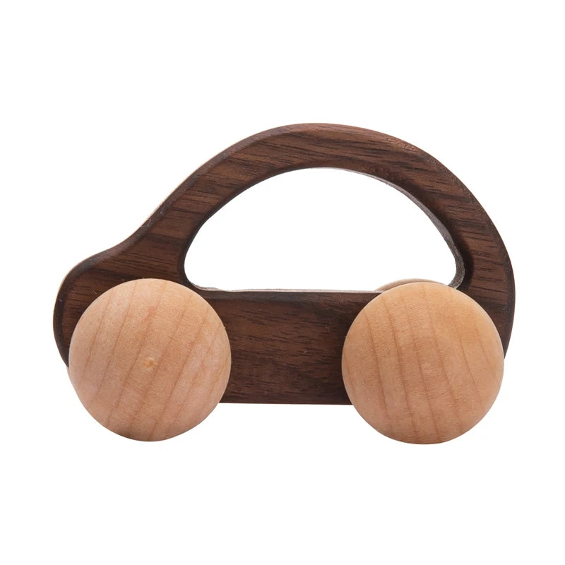 Wooden Car Toys: Montessori Beech Blocks | Personalized Gifts