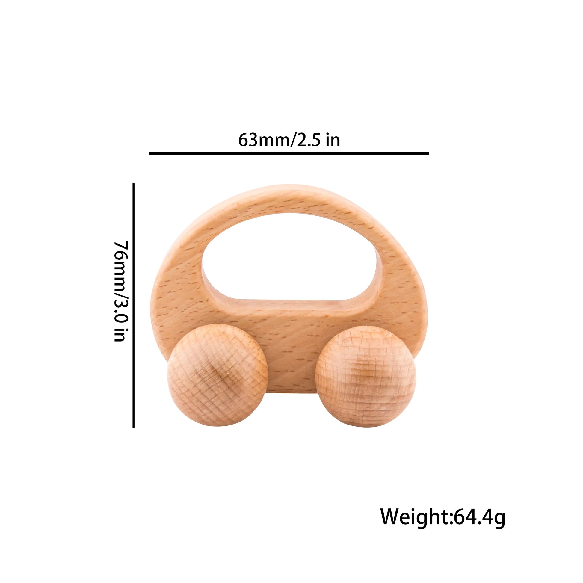 Wooden Car Toys: Montessori Beech Blocks | Personalized Gifts