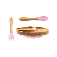 Custom Baby Feeding Set - Bamboo Bowl, Spoon & Fork