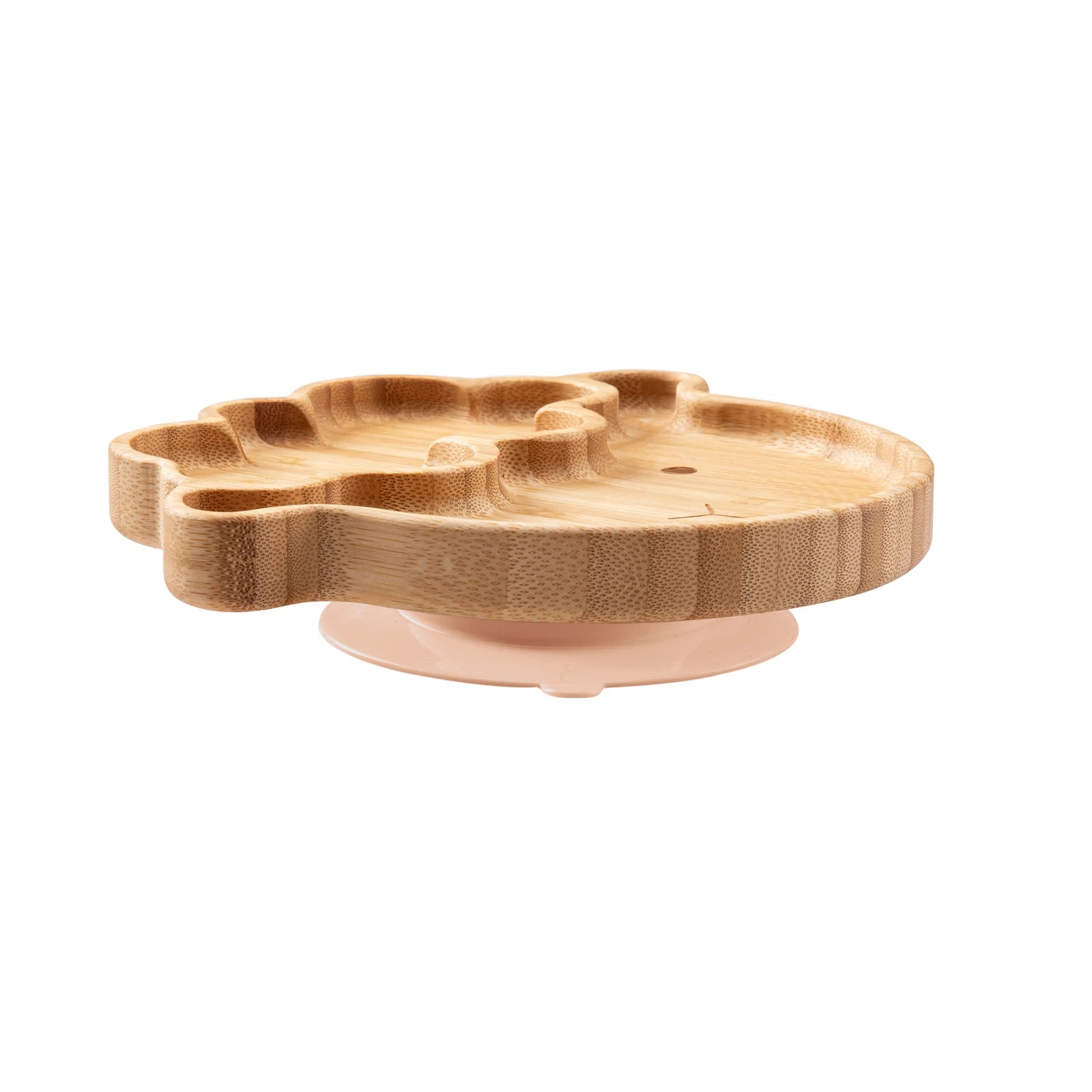 3-Piece Cartoon Bamboo Baby Feeding Set: Non-slip Plate, Spoon & Fork for Self-Feeding