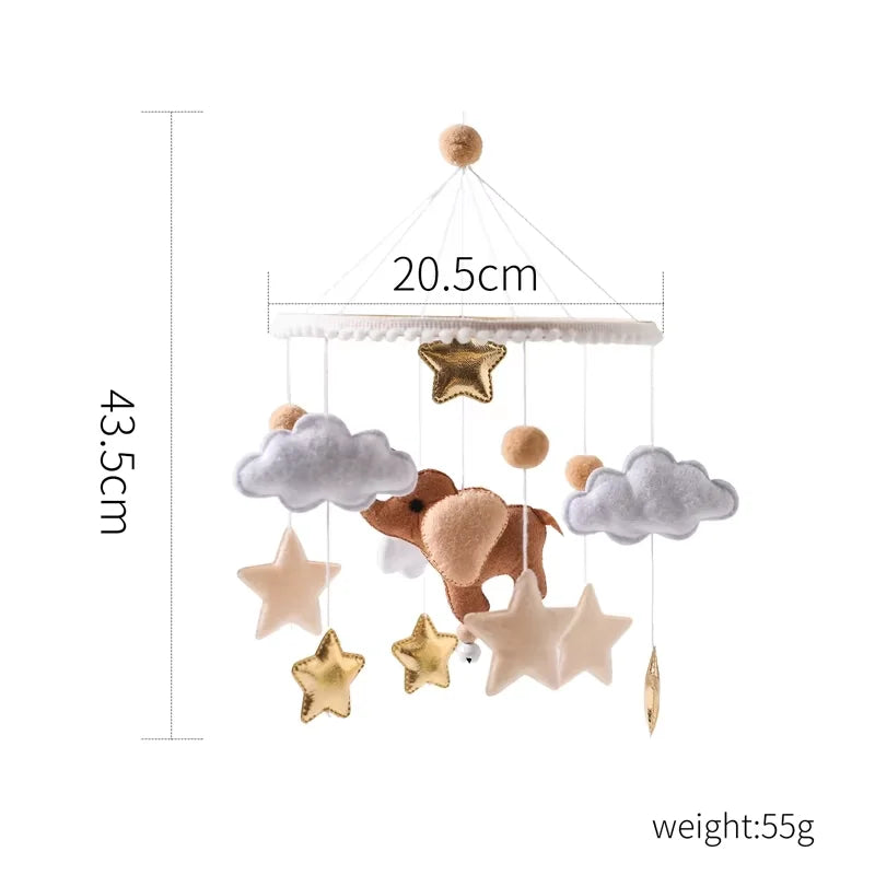 Hot Air Balloon Baby Mobile - Musical Crib Toy for Infants - Best in uk