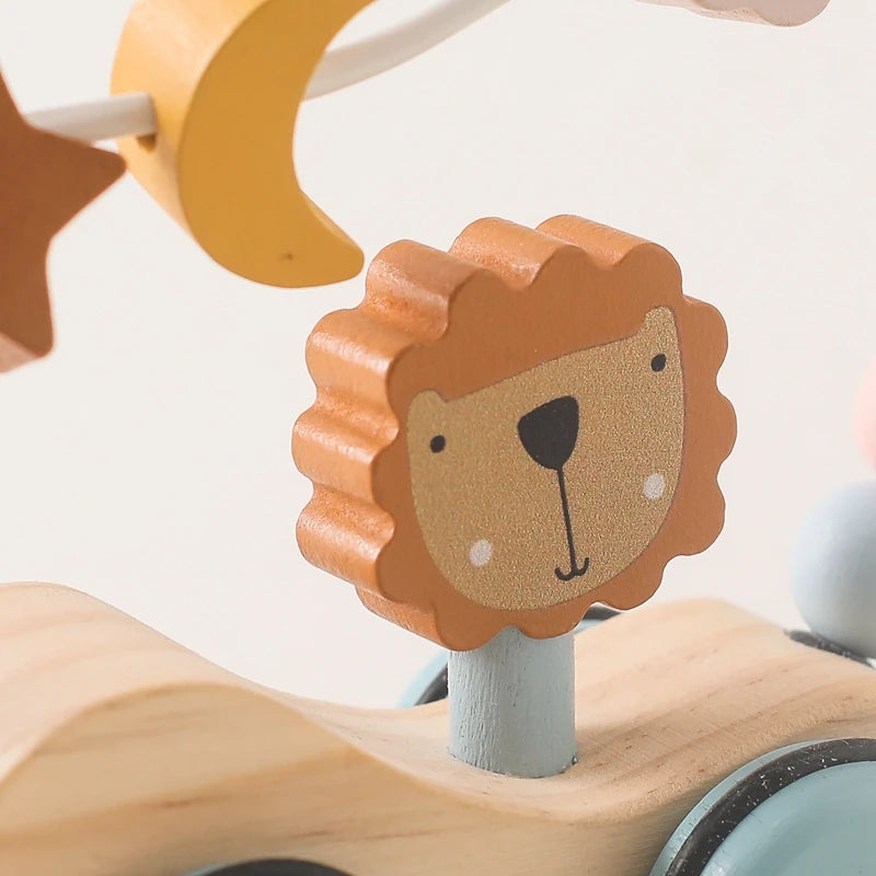 Wooden Hand Coordination Stacking Toy – Eco-Friendly Baby Gift