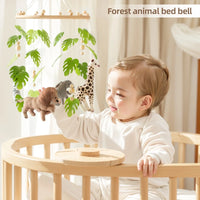 Baby Crib Mobile: Wooden Rattle, Forest Animal Toys | Shop Now
