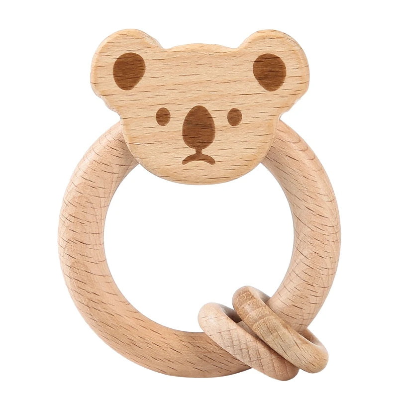 Baby Rattle Teether Toys - Crochet Animal Rattle | Newborn Gift