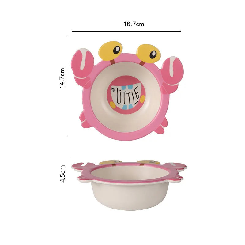 Bamboo Baby Bowls: Safe, Fun Kids' Tableware