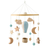 Baby Wooden Crib Mobile – Musical Bed Bell Rattle Toy Gift