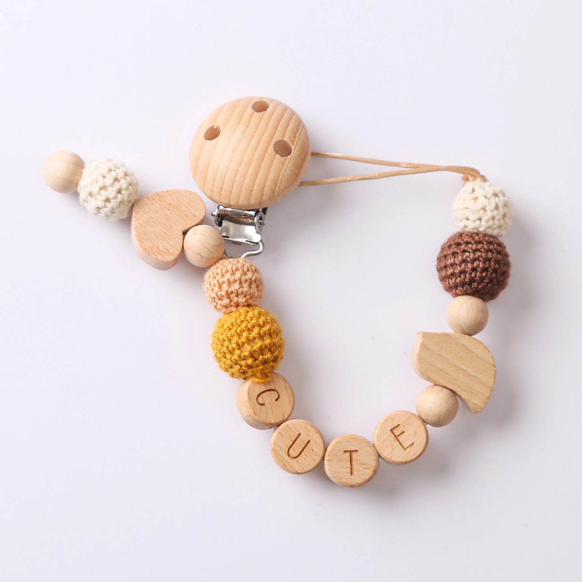 Maple Wooden Teether Rings 20PC – Safe DIY Baby Teething Toys