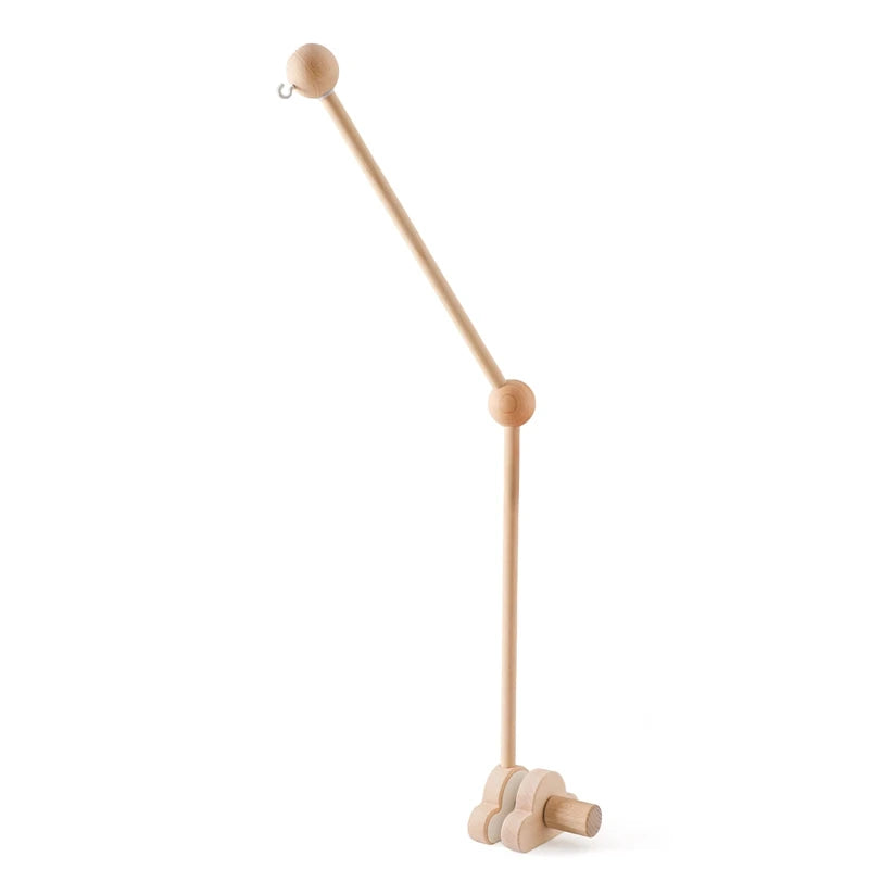 Baby Wooden Crib Mobile – Musical Bed Bell Rattle Toy Gift