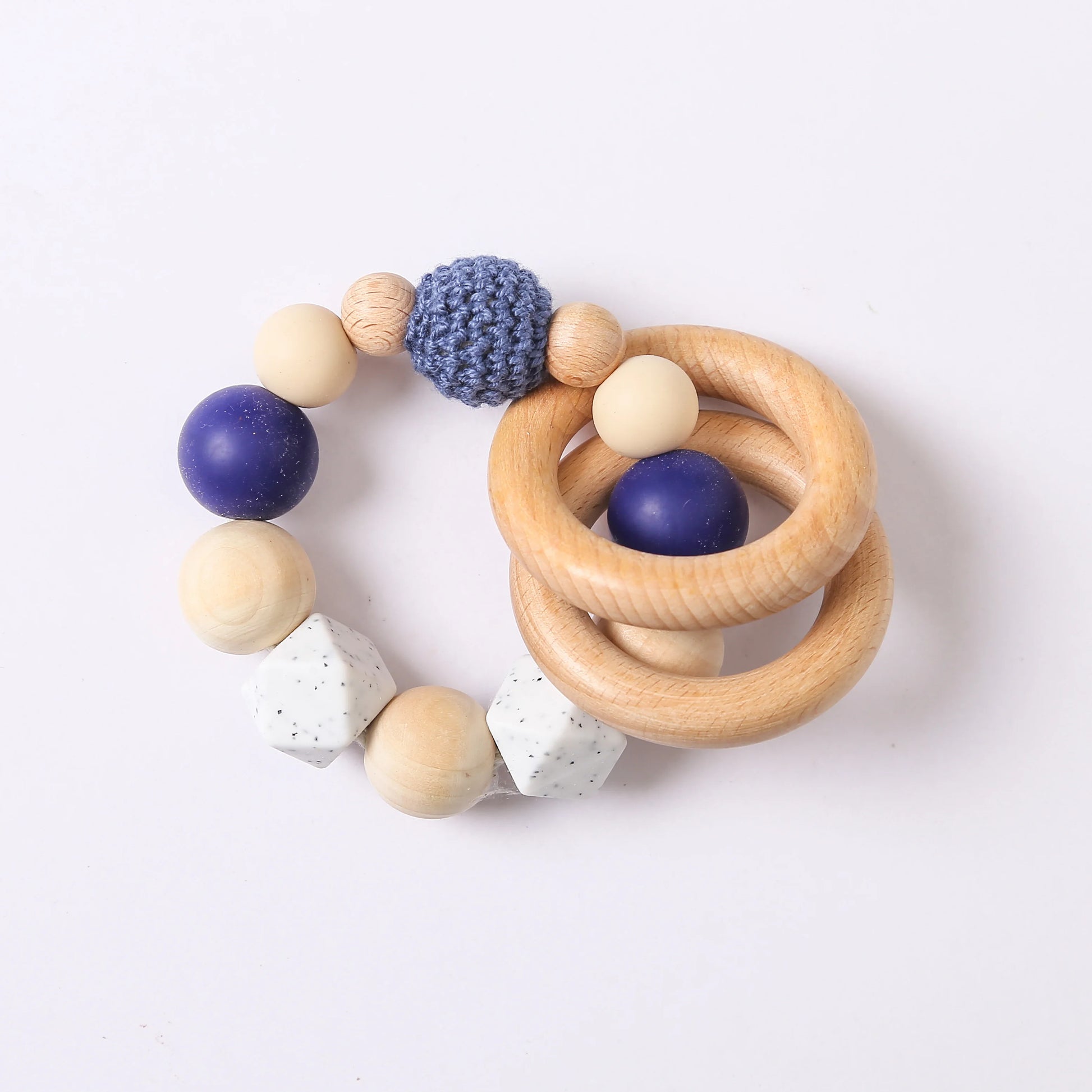 Maple Wooden Teether Rings 20PC – Safe DIY Baby Teething Toys