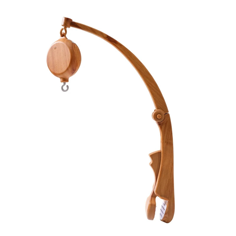 Baby Crib Mobile with Wooden Rabbit | Musical Bed Bell Toy