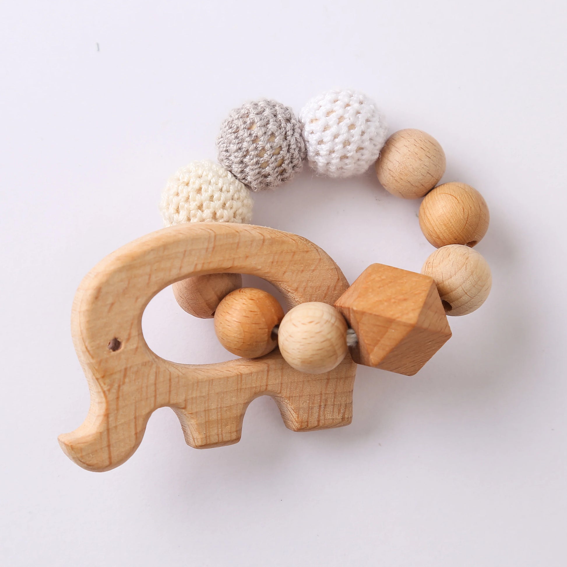 Maple Wooden Teether Rings 20PC – Safe DIY Baby Teething Toys