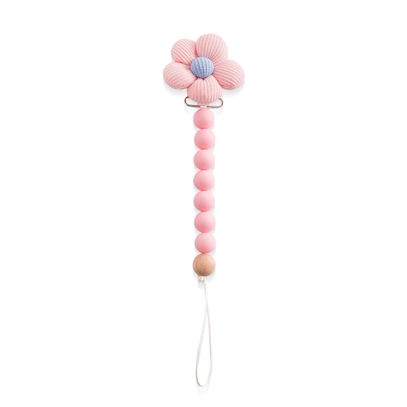 Wooden Personalized Baby Pacifier Clip – BPA Free, Teething Gift