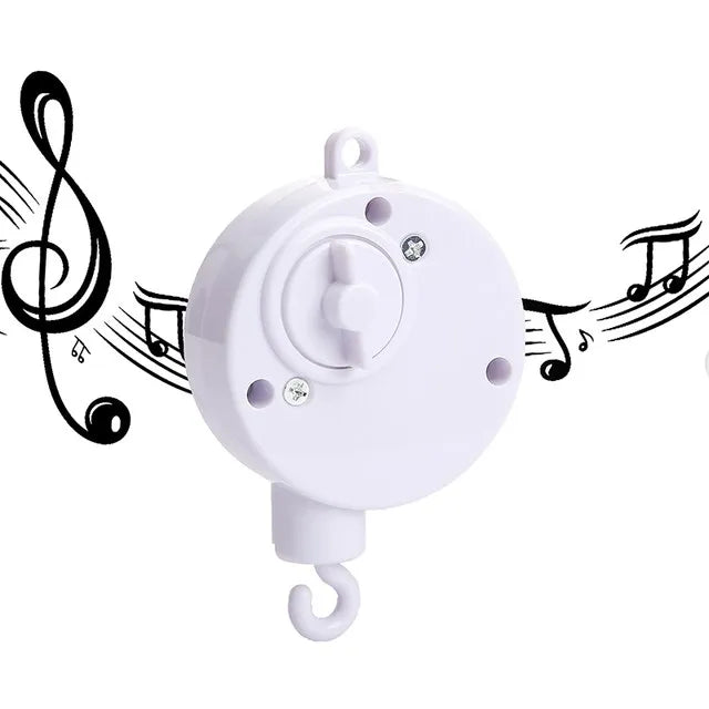 Baby Wooden Crib Mobile – Musical Bed Bell Rattle Toy Gift