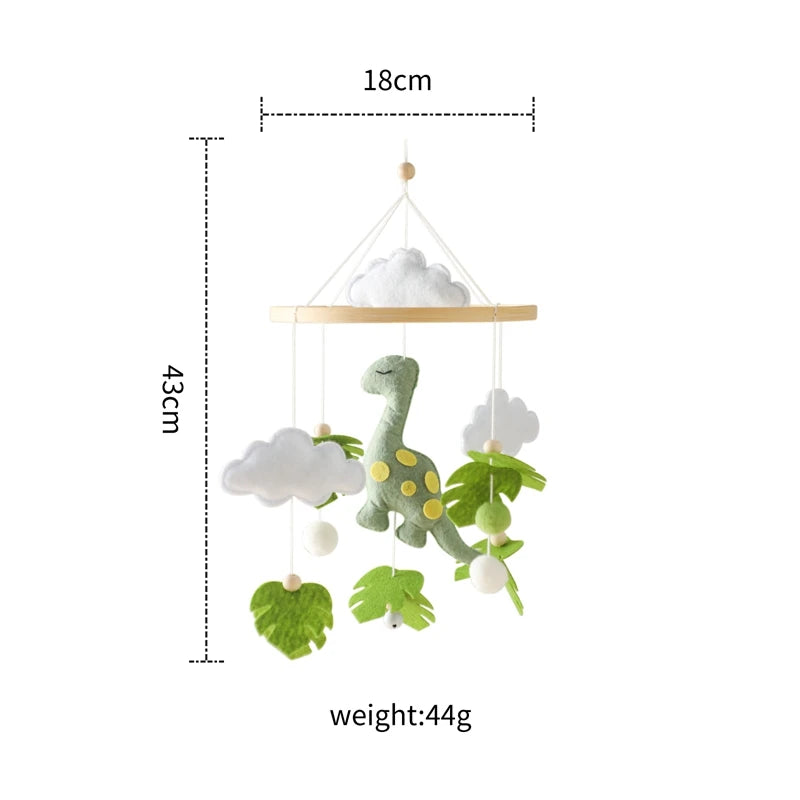Hot Air Balloon Baby Mobile - Musical Crib Toy for Infants