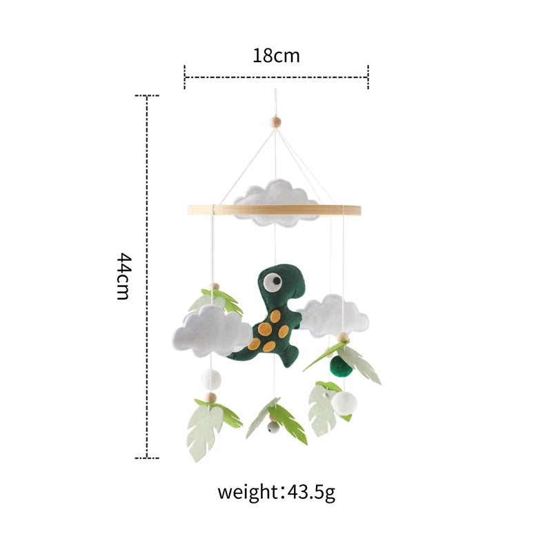 Hot Air Balloon Baby Mobile - Musical Crib Toy for Infants