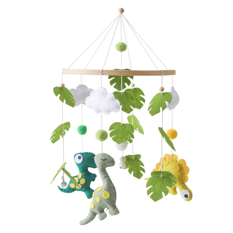 Baby Wooden Crib Mobile – Musical Bed Bell Rattle Toy Gift