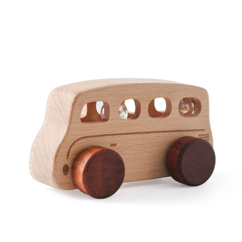 Wooden Montessori Toys: Plane, Bus, Boat & More!