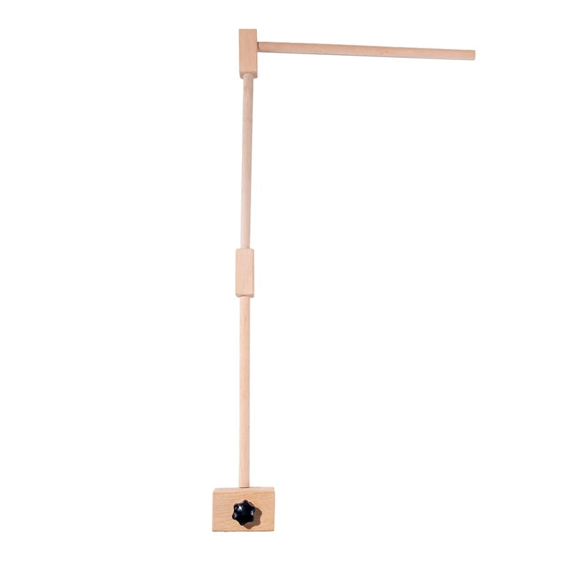 Baby Wooden Crib Mobile – Musical Bed Bell Rattle Toy Gift