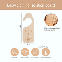 11-Piece Wooden Baby Closet Dividers - Milestone Organizers for Newborn Memories and Photos - Best in uk