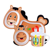 Cute Baby Feeding Bowl Set - Bamboo Fiber Tableware - Best in uk