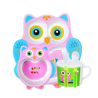 Cute Baby Feeding Bowl Set - Bamboo Fiber Tableware - Best in uk