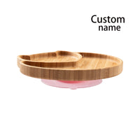 Custom Baby Feeding Set - Bamboo Bowl, Spoon & Fork