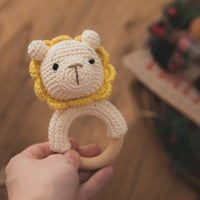 Baby Rattle Teether Toys - Crochet Animal Rattle | Newborn Gift