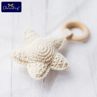 Baby Rattle & Teether Set - Crochet Star Montessori Toys