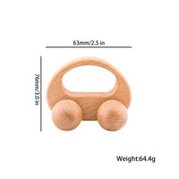 Wooden Car Toys: Montessori Beech Blocks | Personalized Gifts