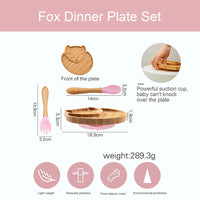 Custom Baby Feeding Set - Bamboo Bowl, Spoon & Fork
