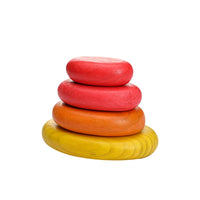 Montessori Inspired BPA-Free Wooden Rainbow Stacking Blocks - Safe Educational Toy for Kids - Best in uk