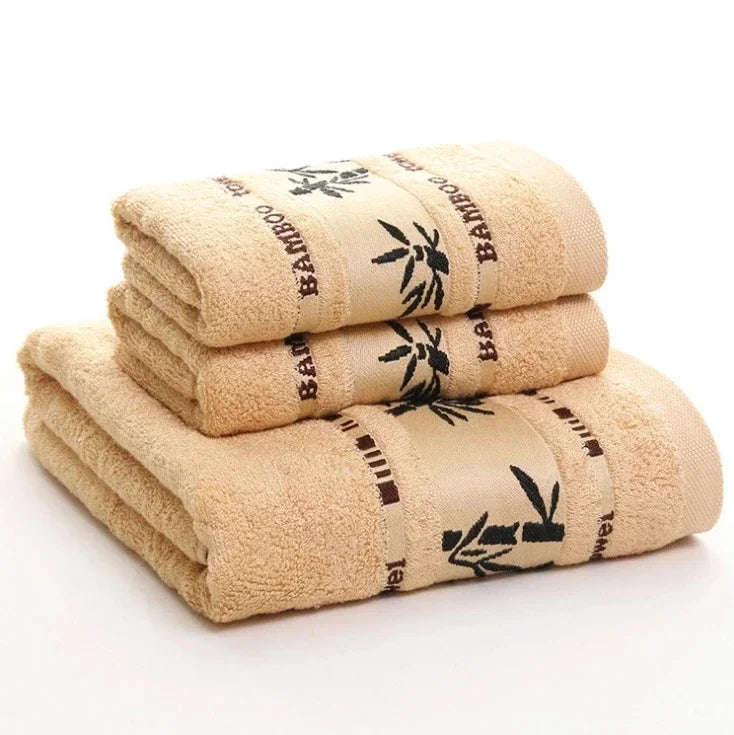 Bamboo Fiber Baby Bath Towel Set – Ultra Soft, 3-Piece Eco Luxury