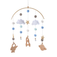Custom Baby Mobile Rattle – Personalized Name, Musical Bed Bell Gift