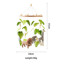 Baby Crib Mobile: Wooden Rattle, Forest Animal Toys | Shop Now