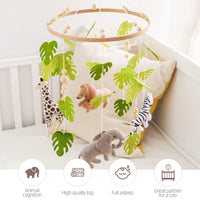 Baby Crib Mobile: Wooden Rattle, Forest Animal Toys | Shop Now