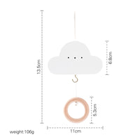 Baby Crib Mobile with Wooden Rabbit | Musical Bed Bell Toy