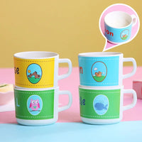 Bamboo Fiber Baby Plates – Fall-Proof Cartoon Kids Tableware