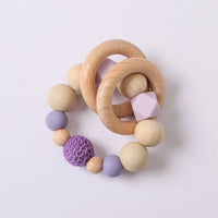 Maple Wooden Teether Rings 20PC – Safe DIY Baby Teething Toys