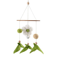 Wooden Baby Crib Mobile Bell – Boho Musical Rattles for Newborns