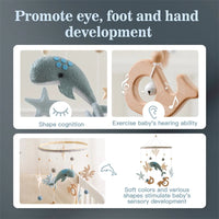 Ocean Mobile Baby Rattle - Wooden Crib Toys & Gifts