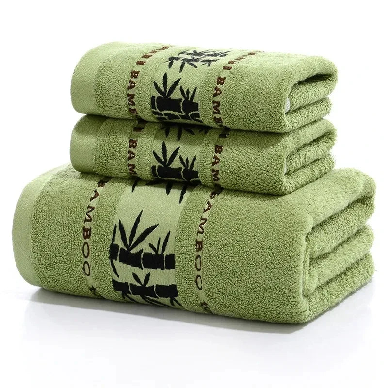 Bamboo Fiber Baby Bath Towel Set – Ultra Soft, 3-Piece Eco Luxury