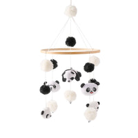Baby Crib Mobile with Wooden Rabbit | Musical Bed Bell Toy