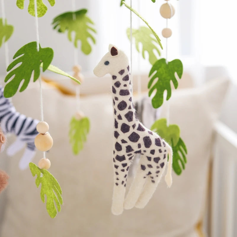 Baby Crib Mobile: Wooden Rattle, Forest Animal Toys | Shop Now